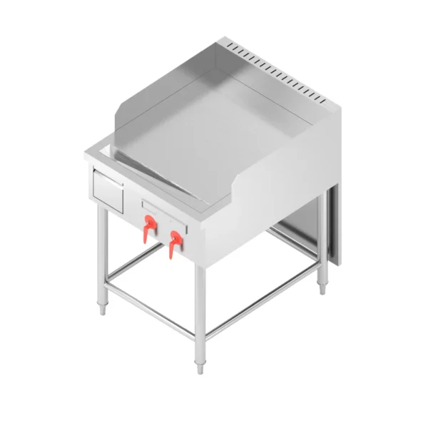 08 GAS RANGE WITH GRIDDLE TOP เตาผัดหน้าเรียบ