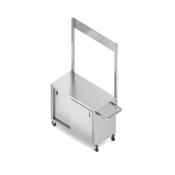 50 POP UP CART รถเข็นสแตนเลส บูธชิม