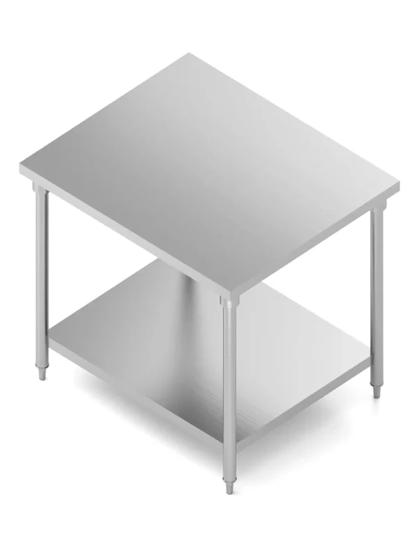 WORK TABLE WITH UNDERSHELF