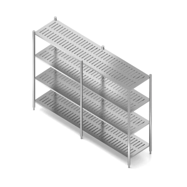 36 4-TIER SLATTED SHELF (SLOT) - EXTENDED เชลฟ์วางของเจาะสลอต 4 ชั้น ตัวยาว
