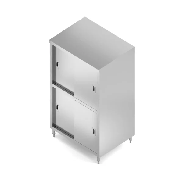 58 HIGH CABINET WITH SLIDING DOORS ตู้เก็บของทรงสูงแบบบานเลื่อน