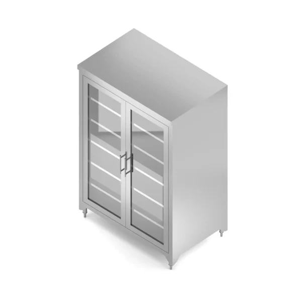 59 SWING DOORS CABINET WITH SAFETY MIRROR ตู้เก็บของแบบบานพับ มีกระจก